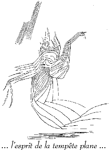 l'esprit de la tempête plane